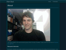 Tablet Screenshot of alansaul.com